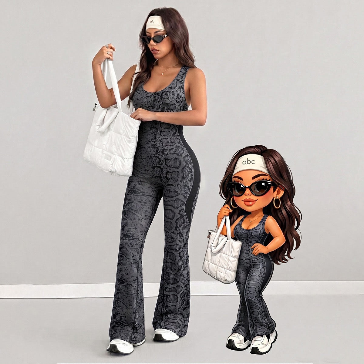 Seamless Cross-Back Hip-Shaping Jumpsuit