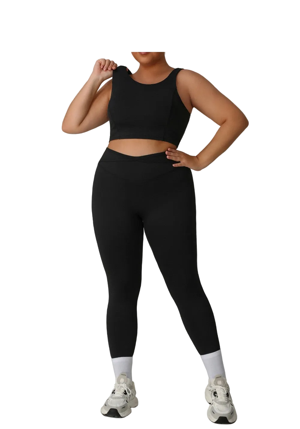 Plus Size Fitness & Running Set