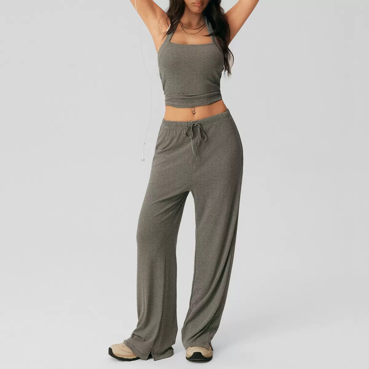 Lume Striped Pilates Lounge Set