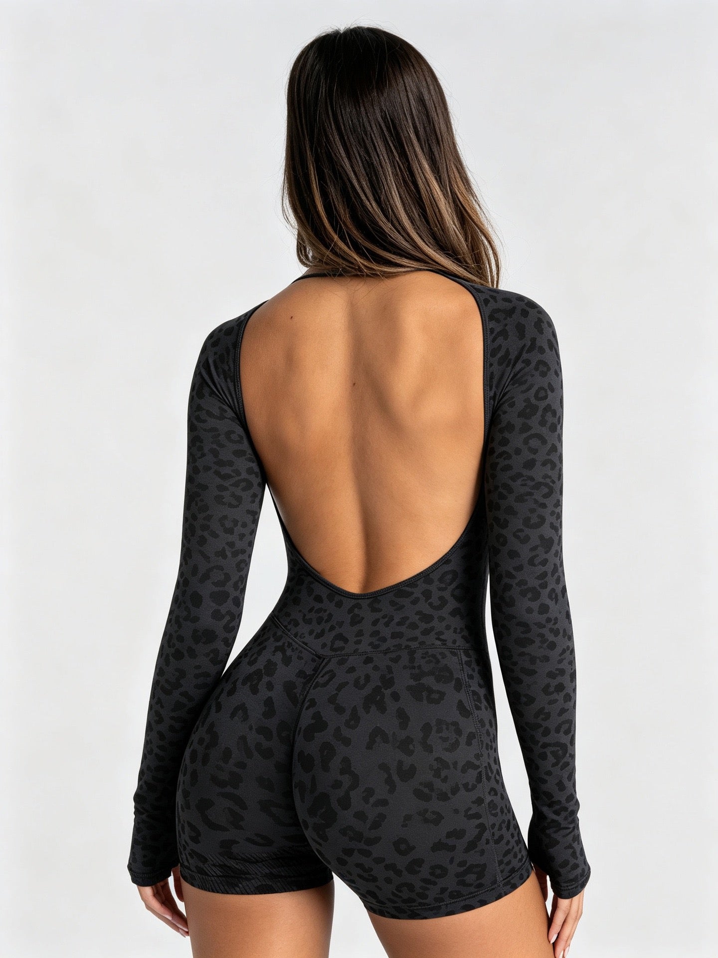 Leopard Print Seamless Bodysuit