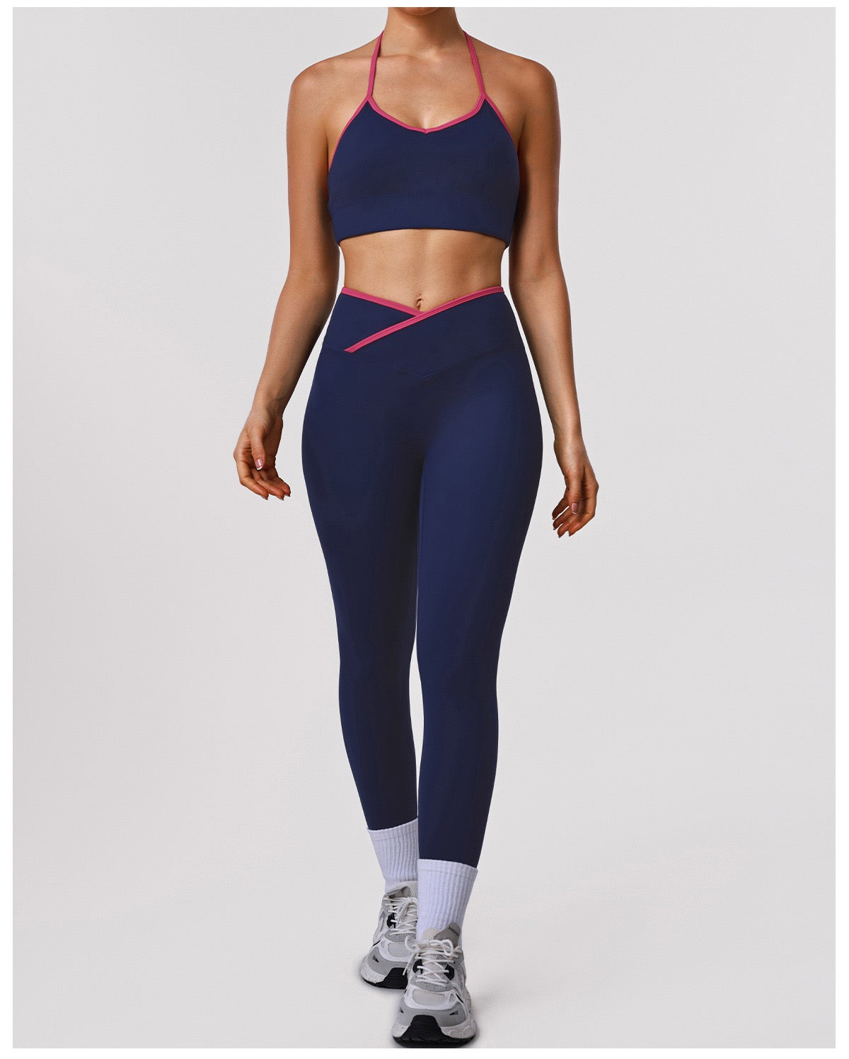 Butt-Lift Leggings & Halter Bra Set