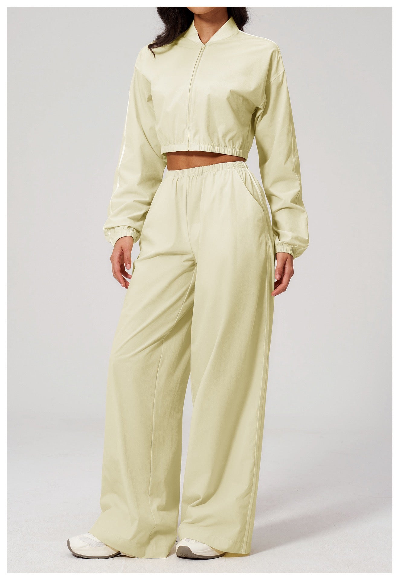 Yoga Set — Short Top & Long Pants