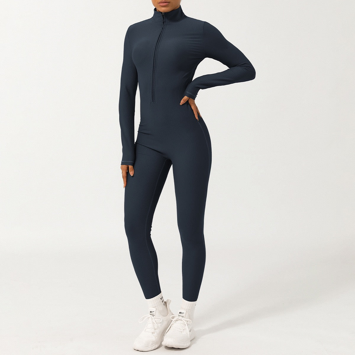Zipper Thread Long Sleeve Yoga Suit High Strength Fitness Sports Suit Yoga Suit suit.