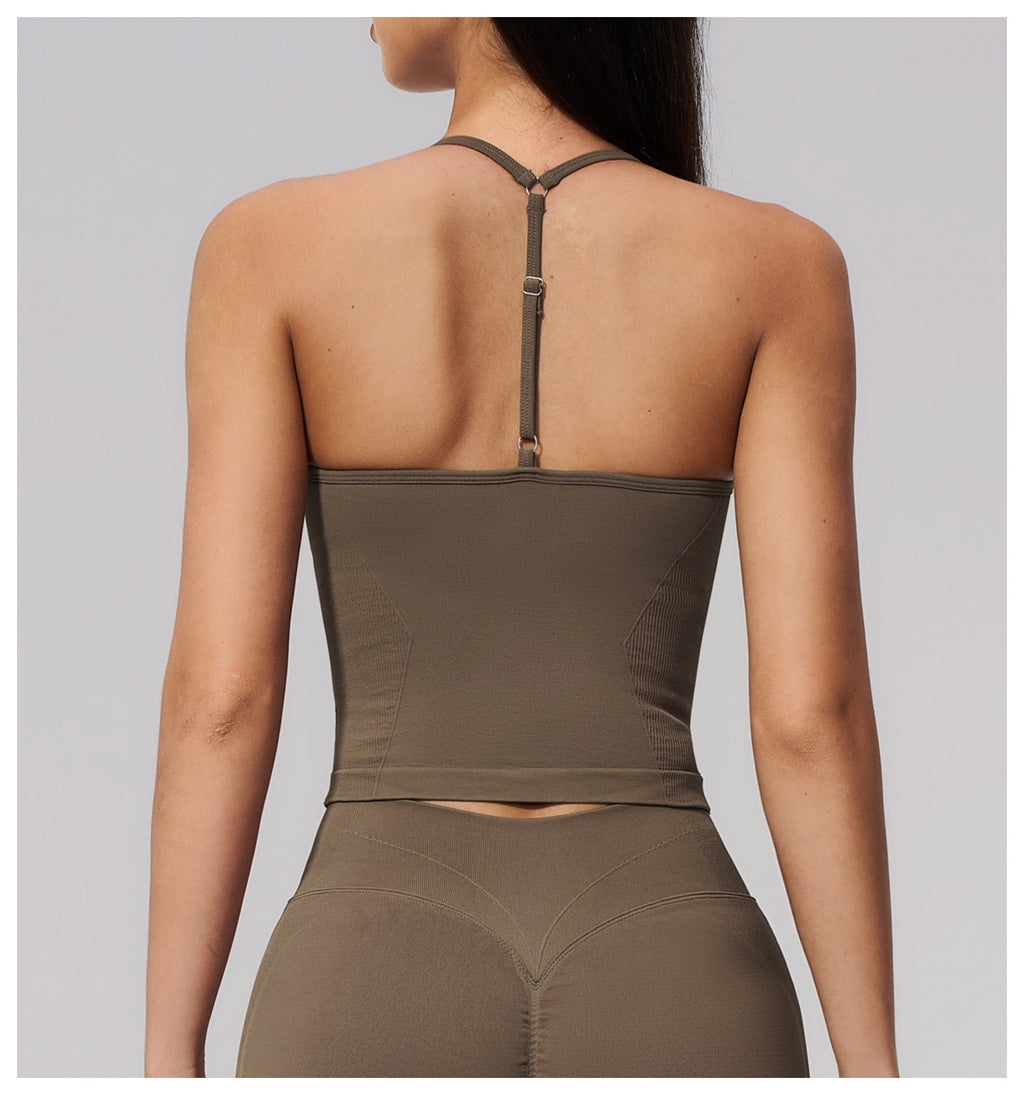4-Piece Activewear Set — Cross-Back Bra, Tummy-Control Shorts & Leggings