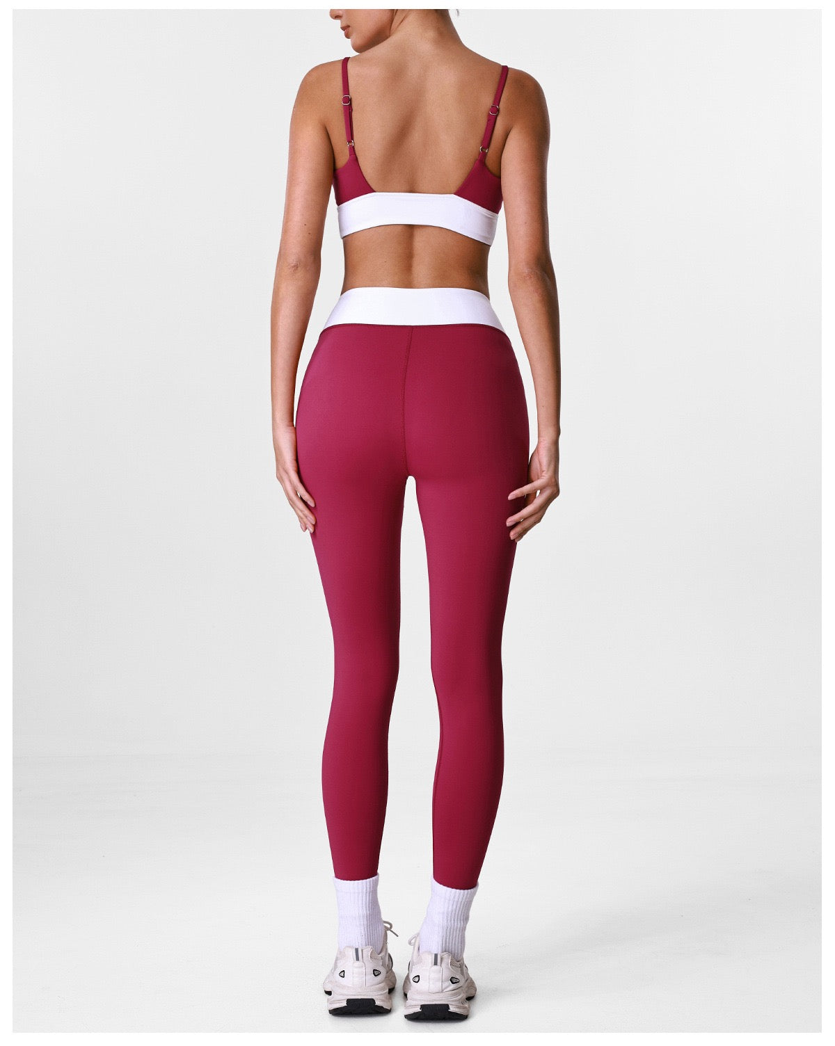 Seamless Waist-Cinching Yoga Set