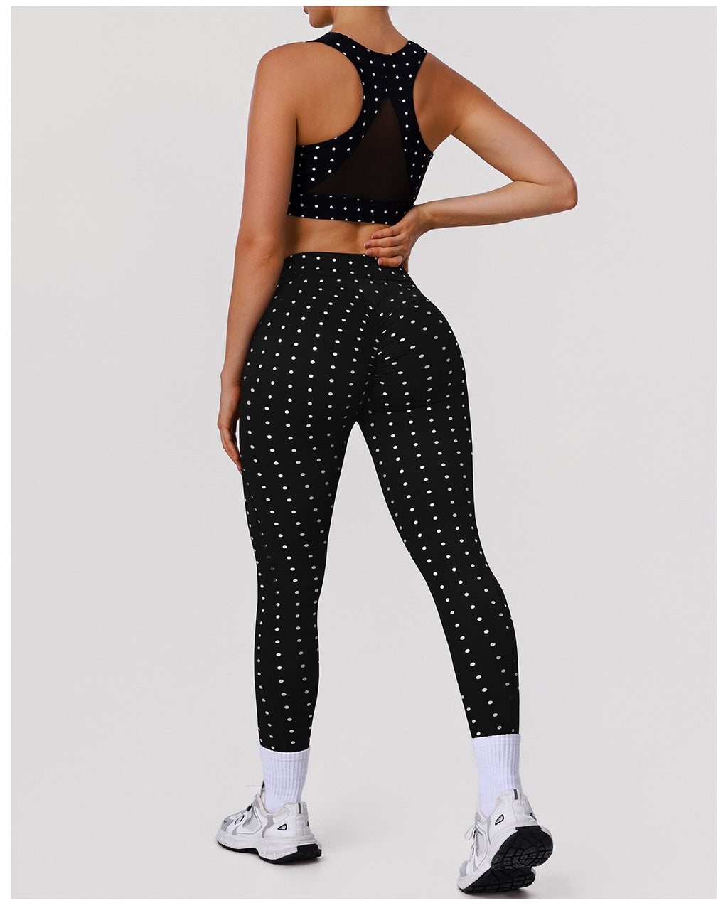 Polka-Dot Beauty-Back Sports Set