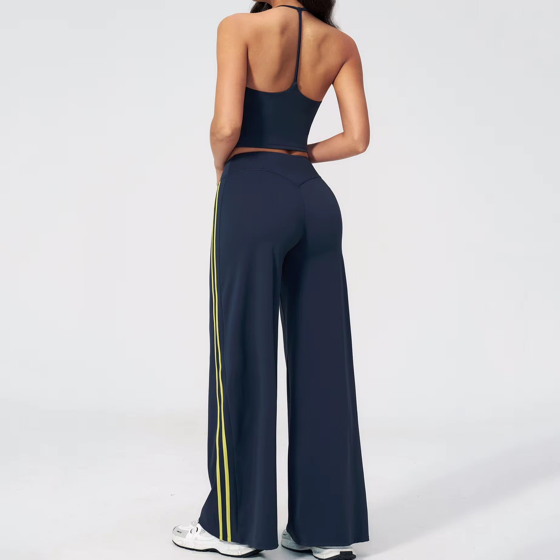 Backless flared Yoga suit