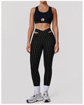 Polka Dot Crisscross Two-Piece Set