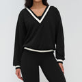 Casual Loose Long-Sleeve Fashion Sweatshirt Outdoor Sports Running Top