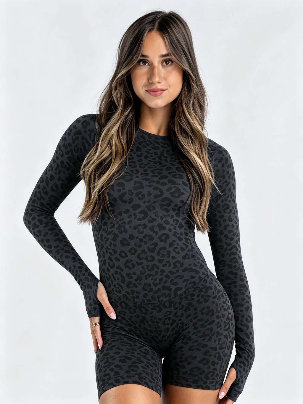 Leopard Print Seamless Bodysuit