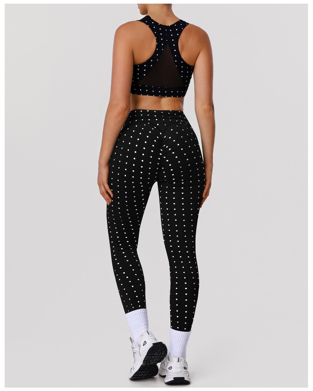 Polka-Dot Beauty-Back Sports Set