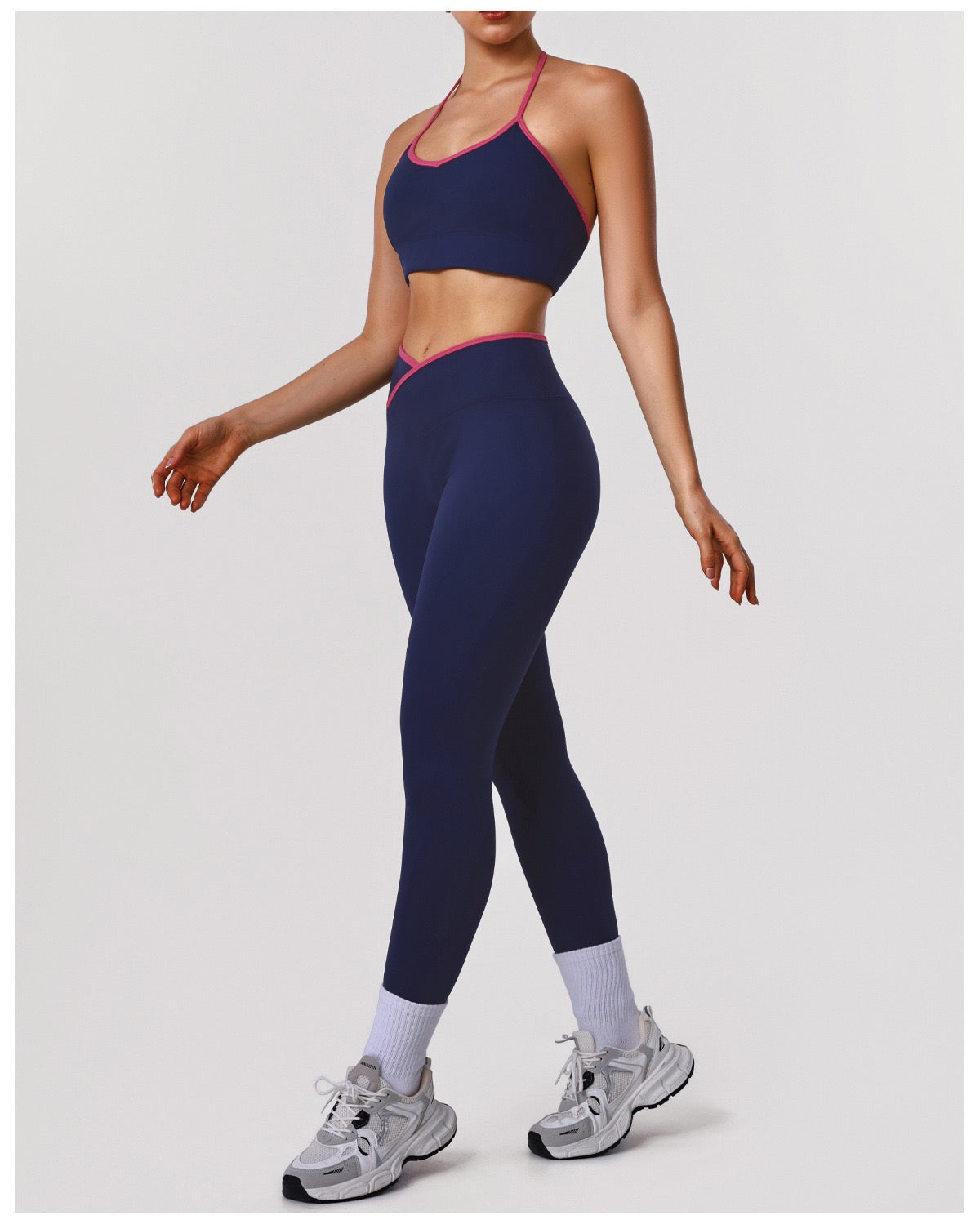 Butt-Lift Leggings & Halter Bra Set