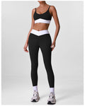 Seamless Waist-Cinching Yoga Set