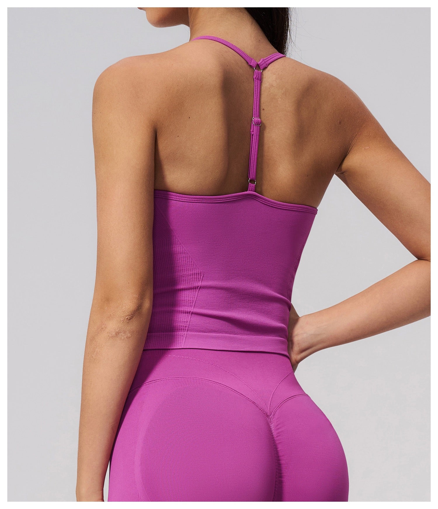 4-Piece Activewear Set — Cross-Back Bra, Tummy-Control Shorts & Leggings