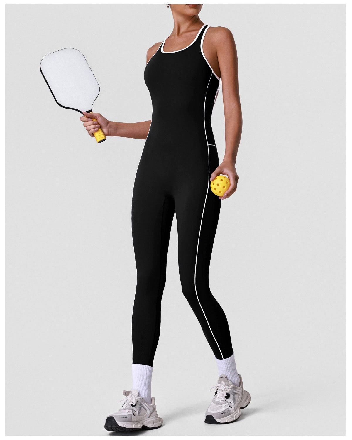 High-Elastic Body-Shaping Yoga Jumpsuit Pilates Professional Training Sports Fitness
