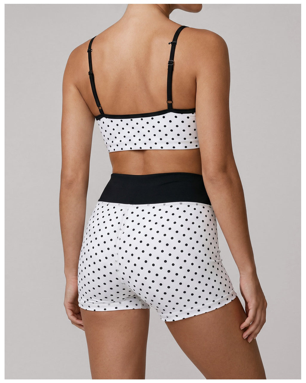 Polka Dot Sports Vest with Chest Pad