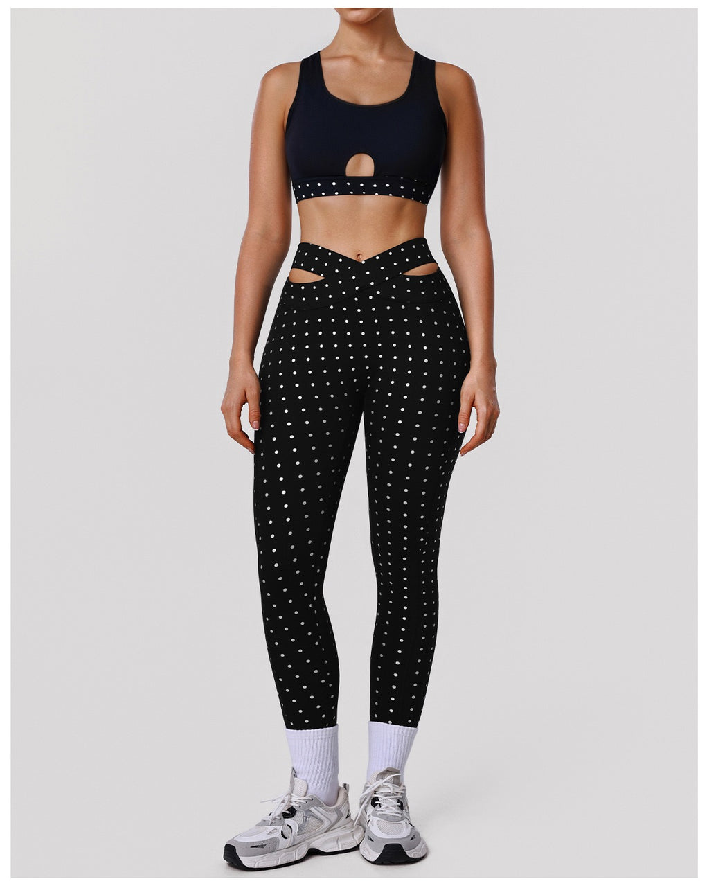 Polka-Dot Beauty-Back Sports Set
