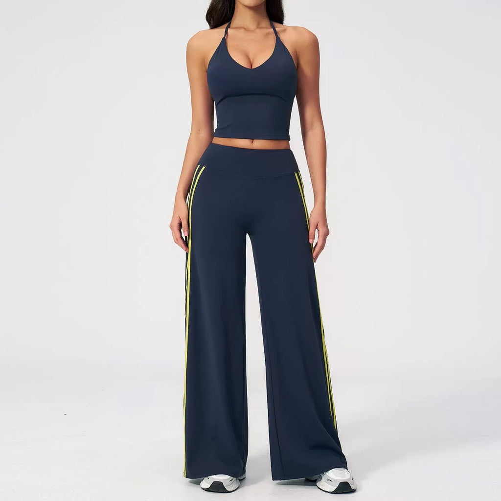 Backless flared Yoga suit
