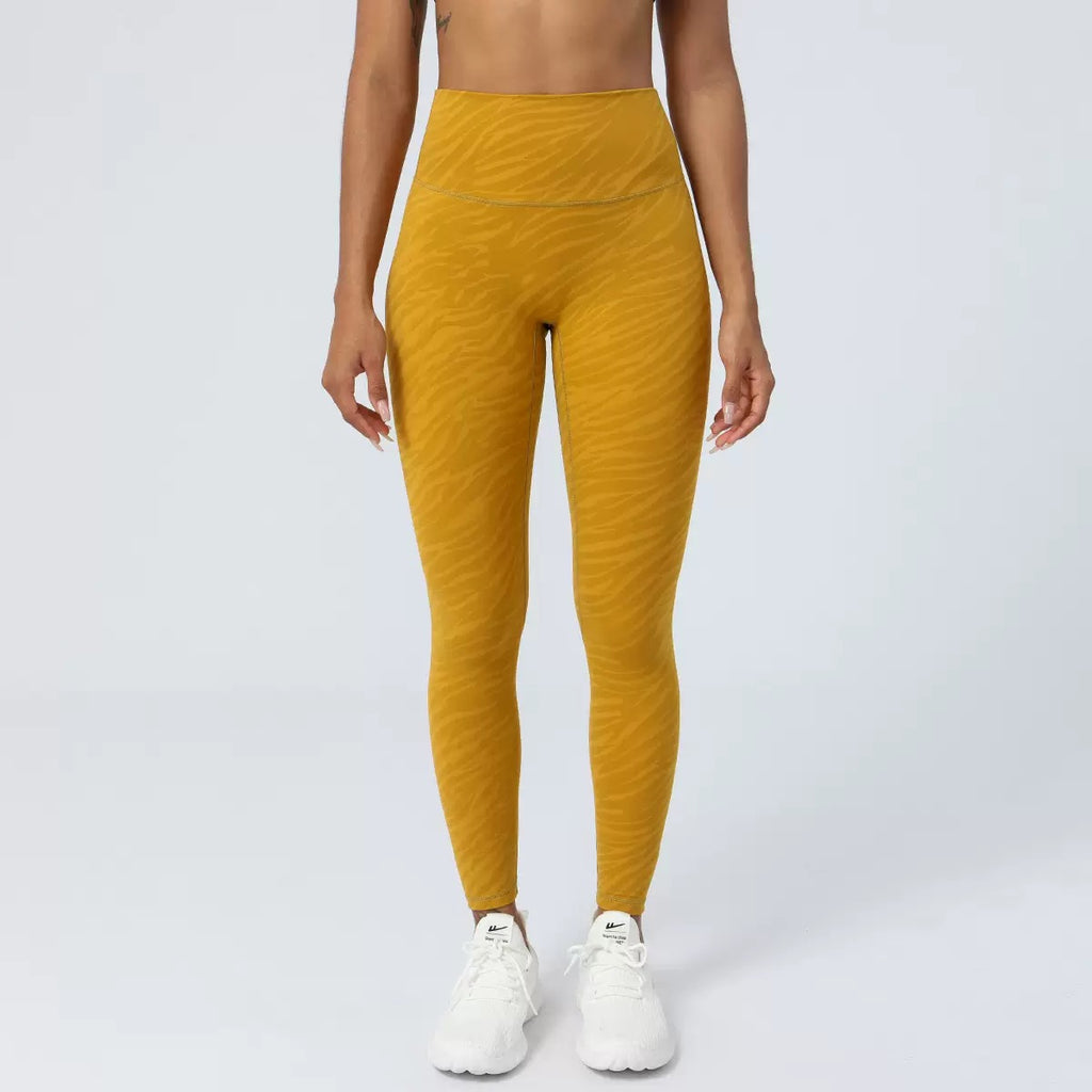 Yoga Pants Women's Hip Lifting Running Fitness Cropped Pants Naked High Waist Tight