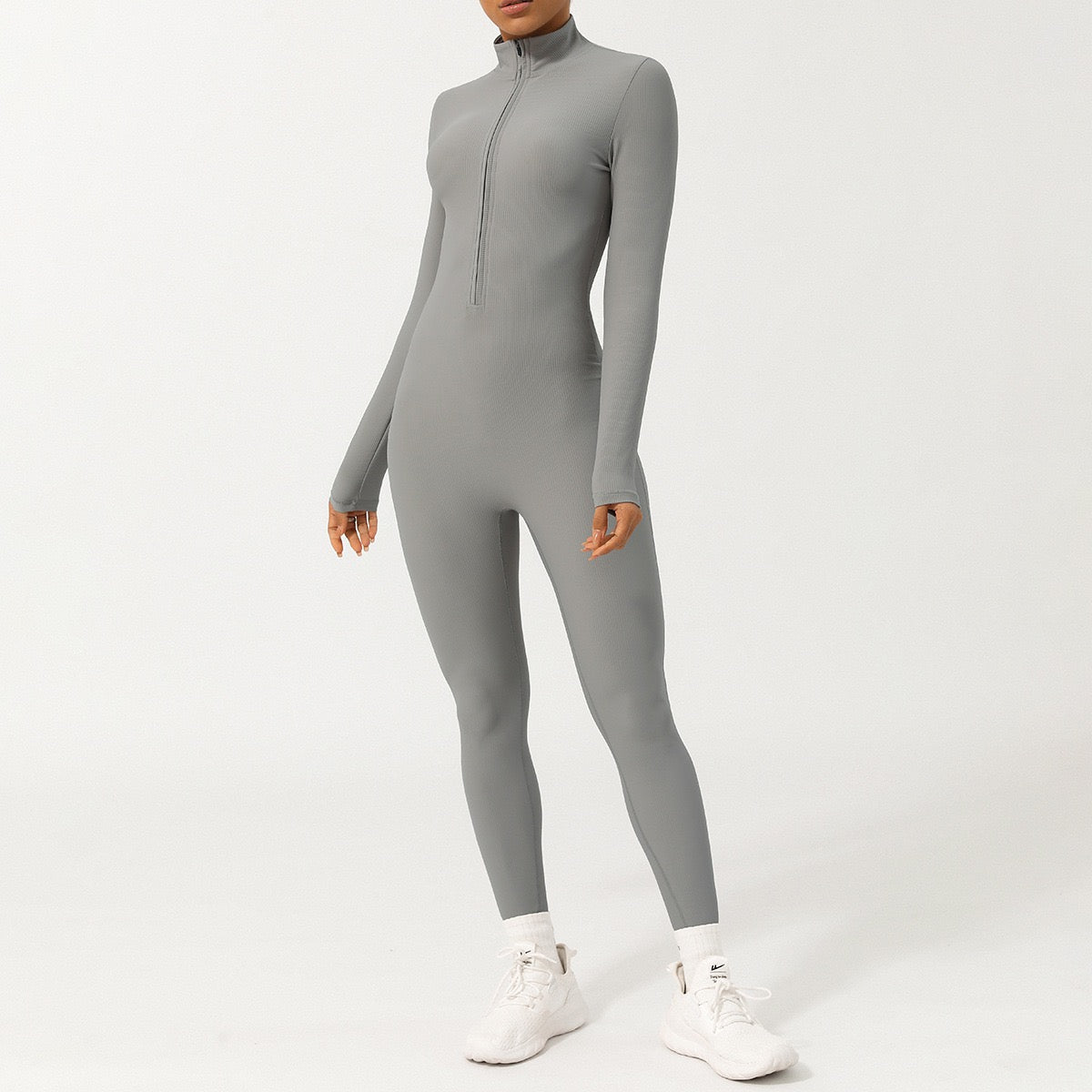 Zipper Thread Long Sleeve Yoga Suit High Strength Fitness Sports Suit Yoga Suit suit.