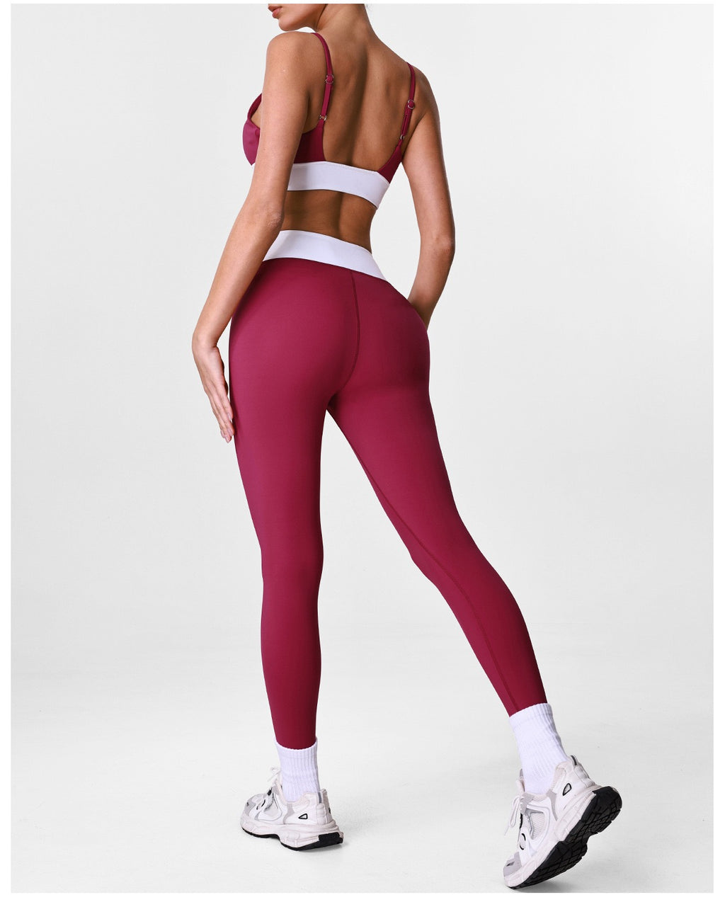 Seamless Waist-Cinching Yoga Set