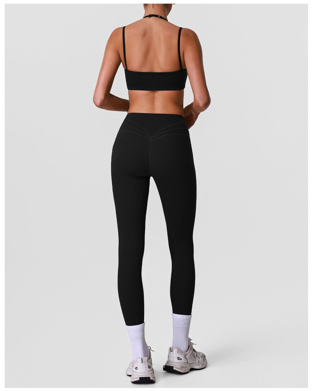 High-Elasticity Naked-Feel Legging & Bra Set