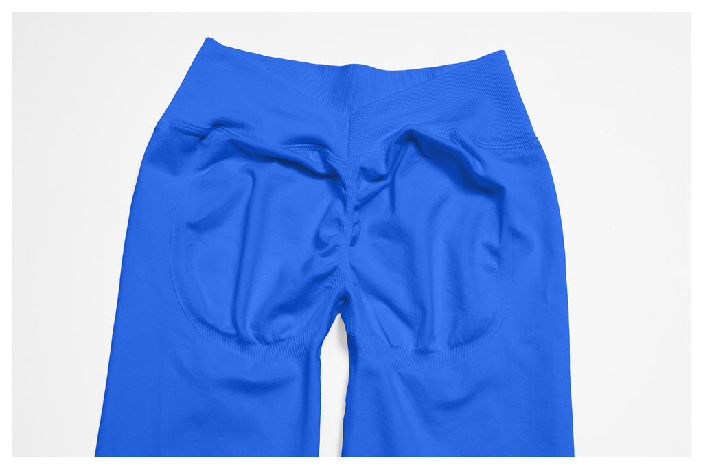 Seamless Sports Set — Asymmetric-Strap Bra & High-Waisted Leggings