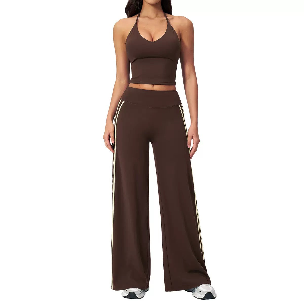 Backless flared Yoga suit