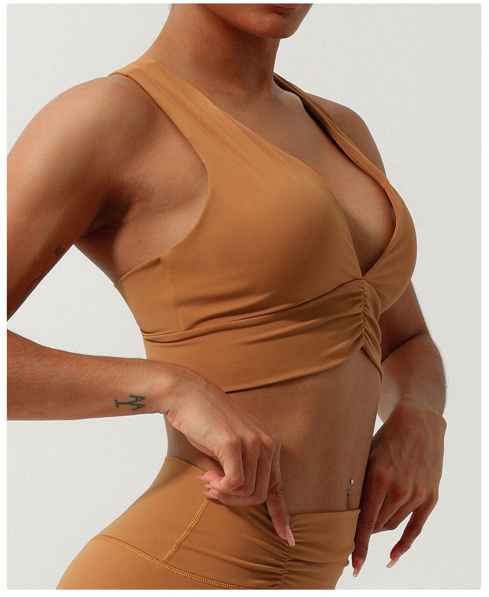 High quality gym short set T-Shirt Women Fitness Activewear