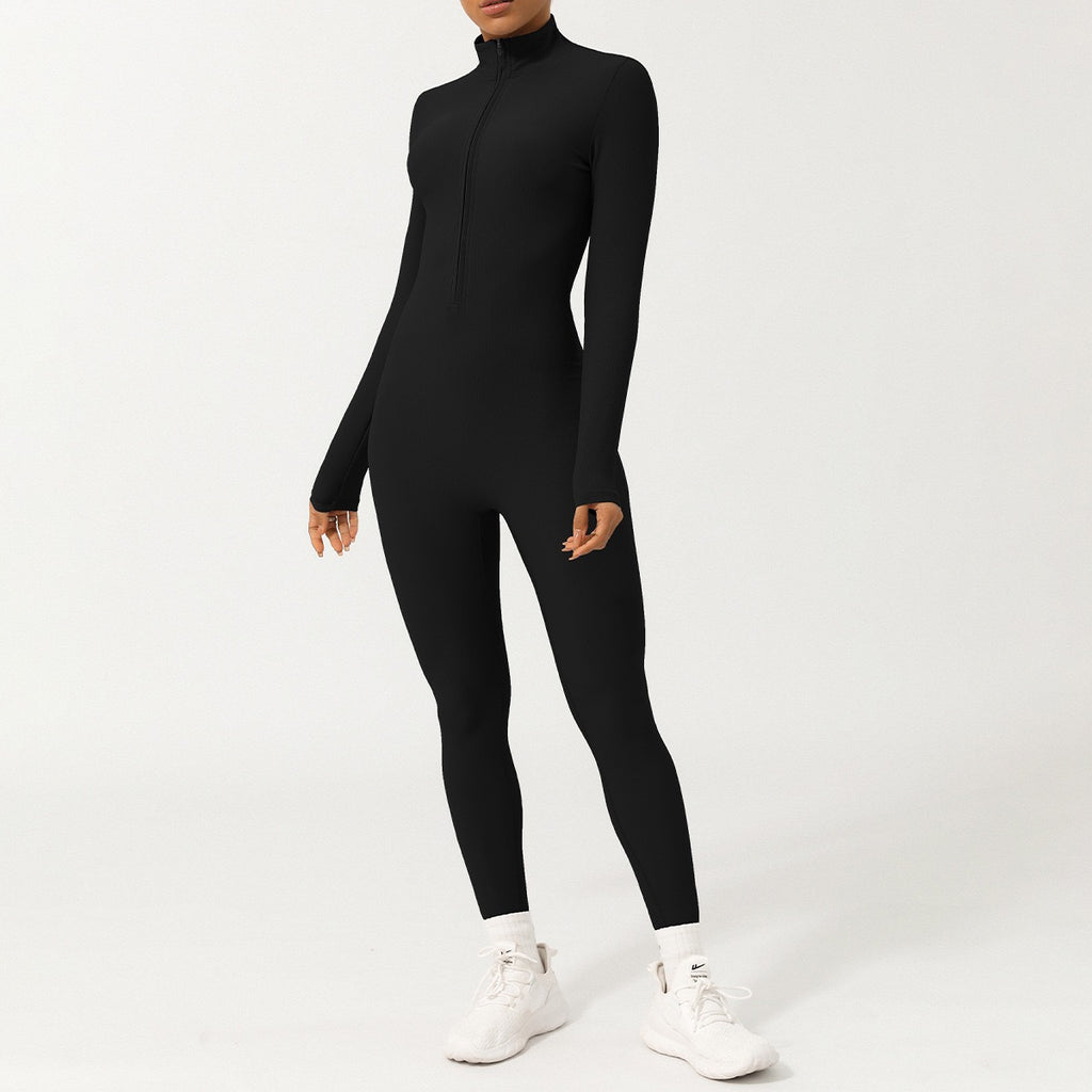 Zipper Thread Long Sleeve Yoga Suit High Strength Fitness Sports Suit Yoga Suit suit.