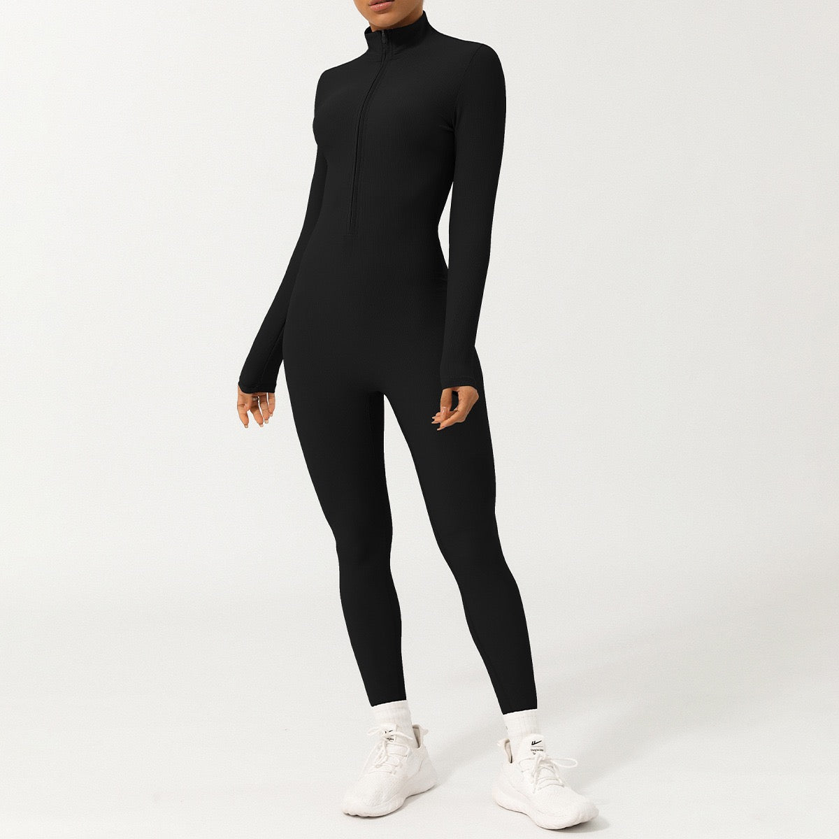 Zipper Thread Long Sleeve Yoga Suit High Strength Fitness Sports Suit Yoga Suit suit.