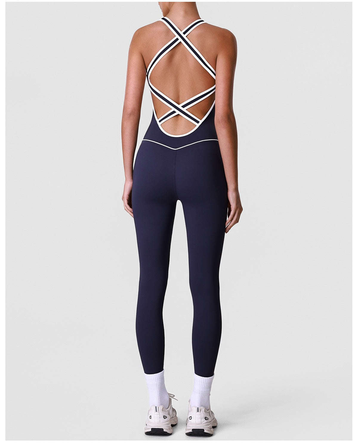 High-Elastic Body-Shaping Yoga Jumpsuit Pilates Professional Training Sports Fitness