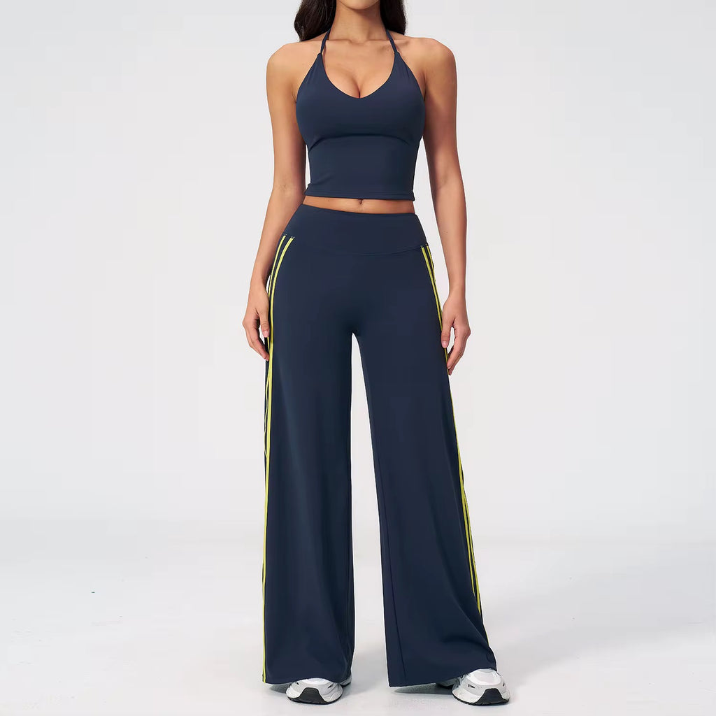 Backless flared Yoga suit