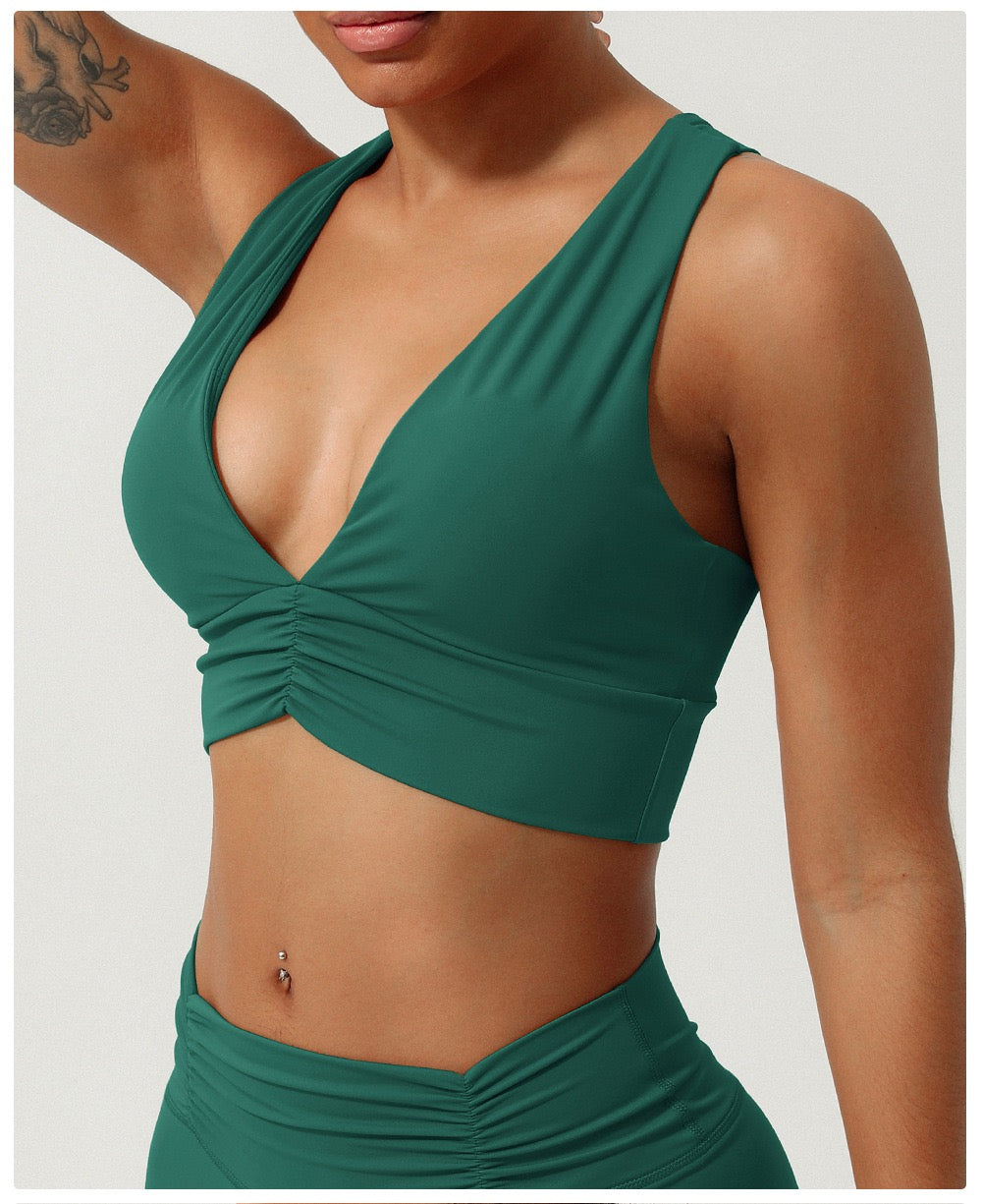 High quality gym short set T-Shirt Women Fitness Activewear