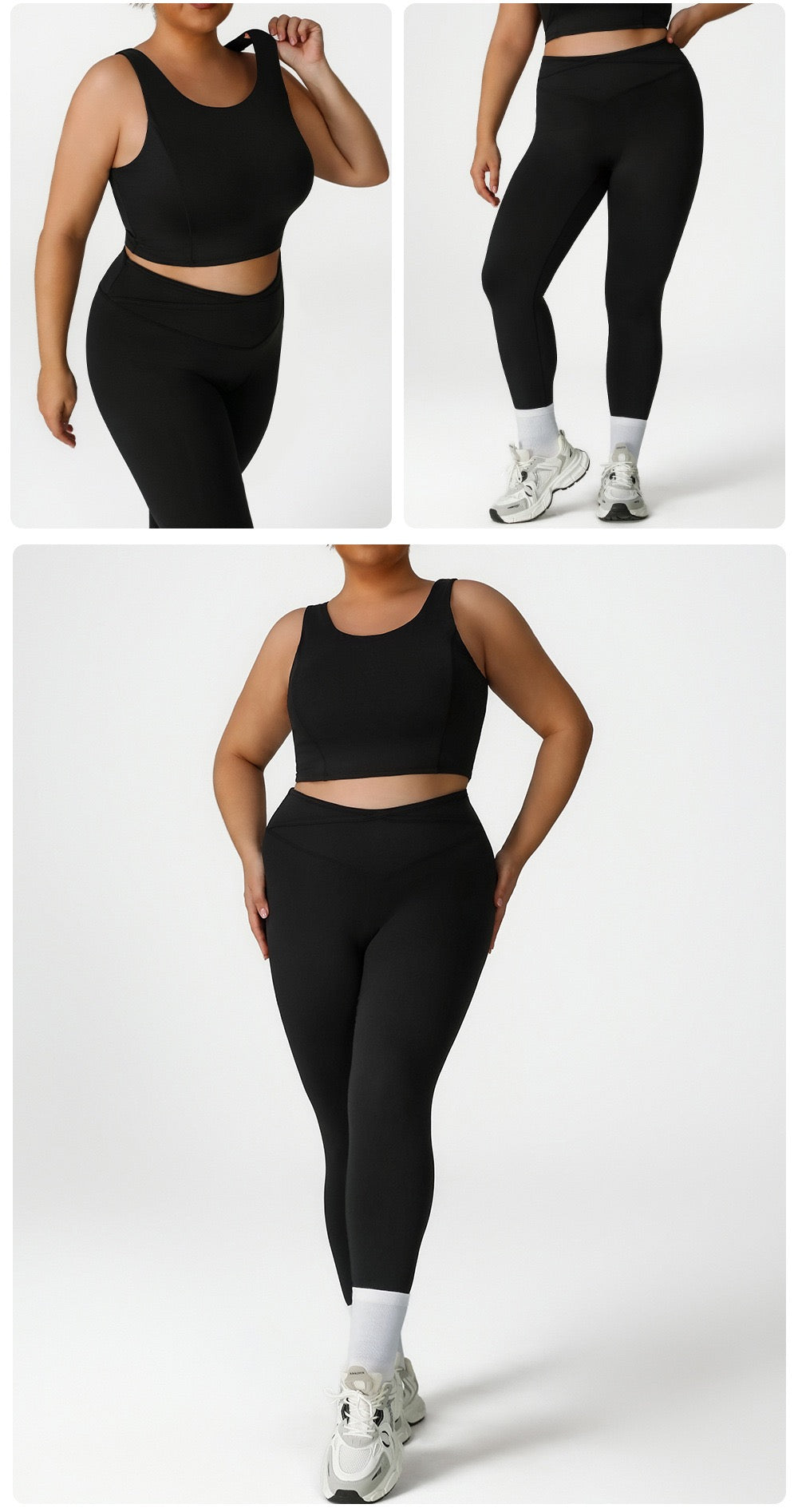 Plus Size Fitness & Running Set