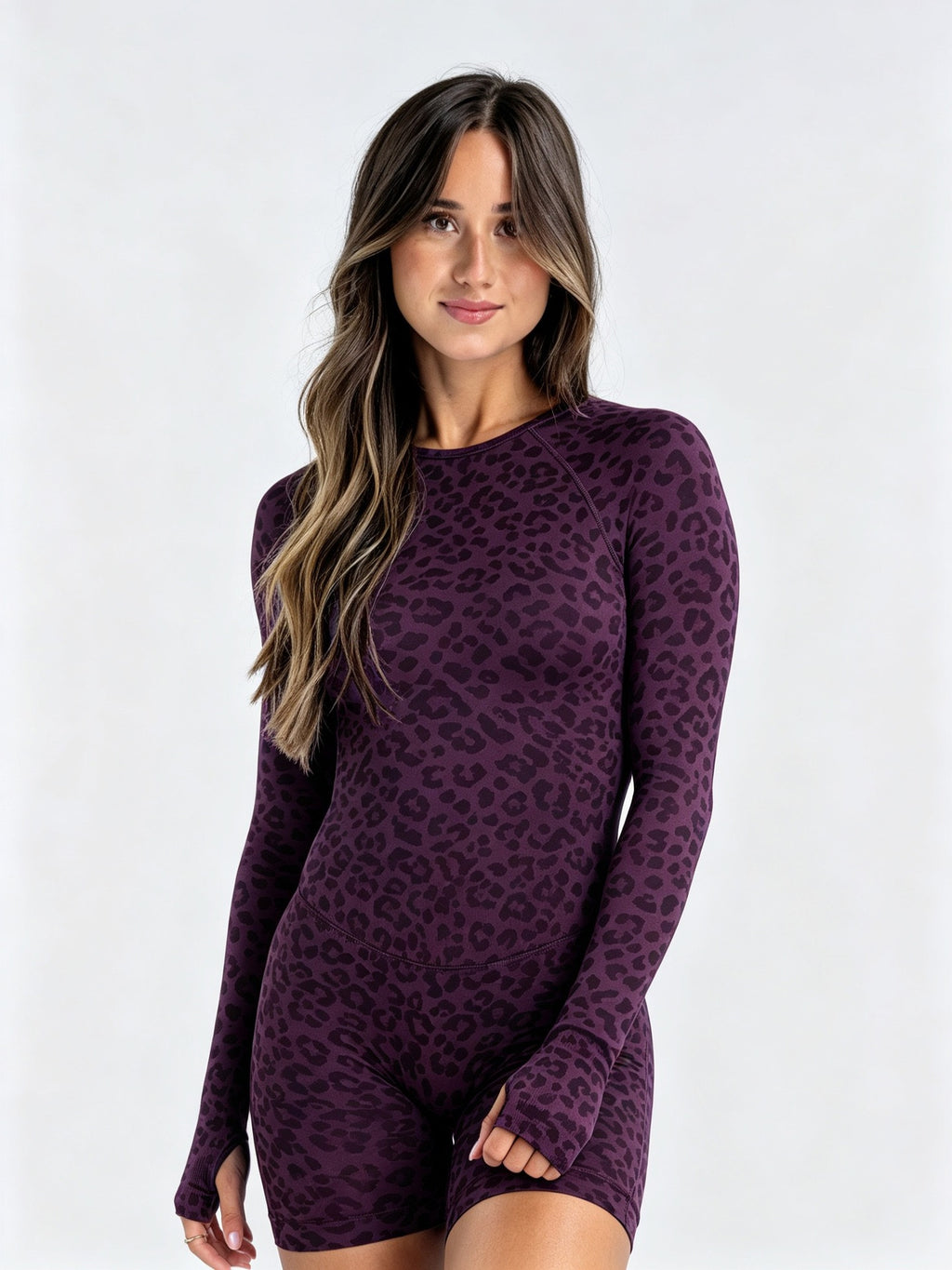 Leopard Print Seamless Bodysuit