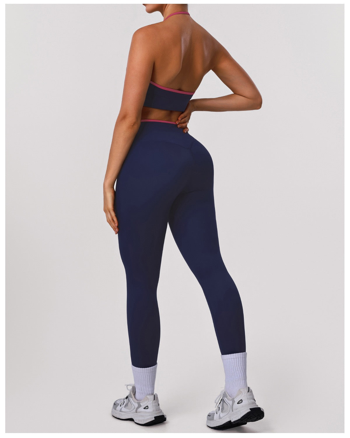 Butt-Lift Leggings & Halter Bra Set
