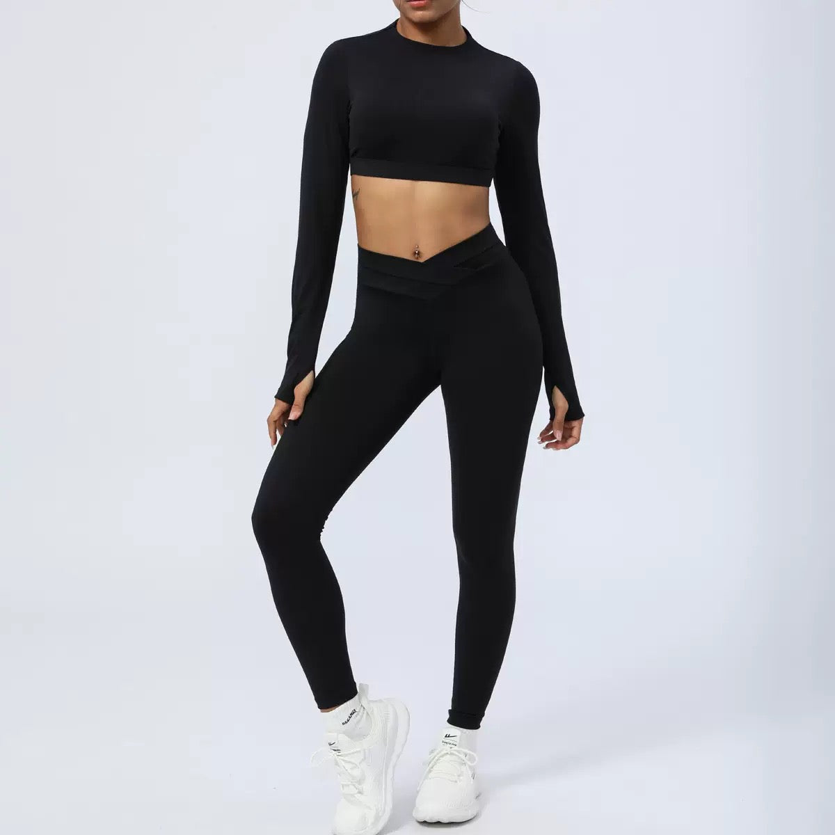 Yoga suit Outdoor Sports Two-piece Set for Women