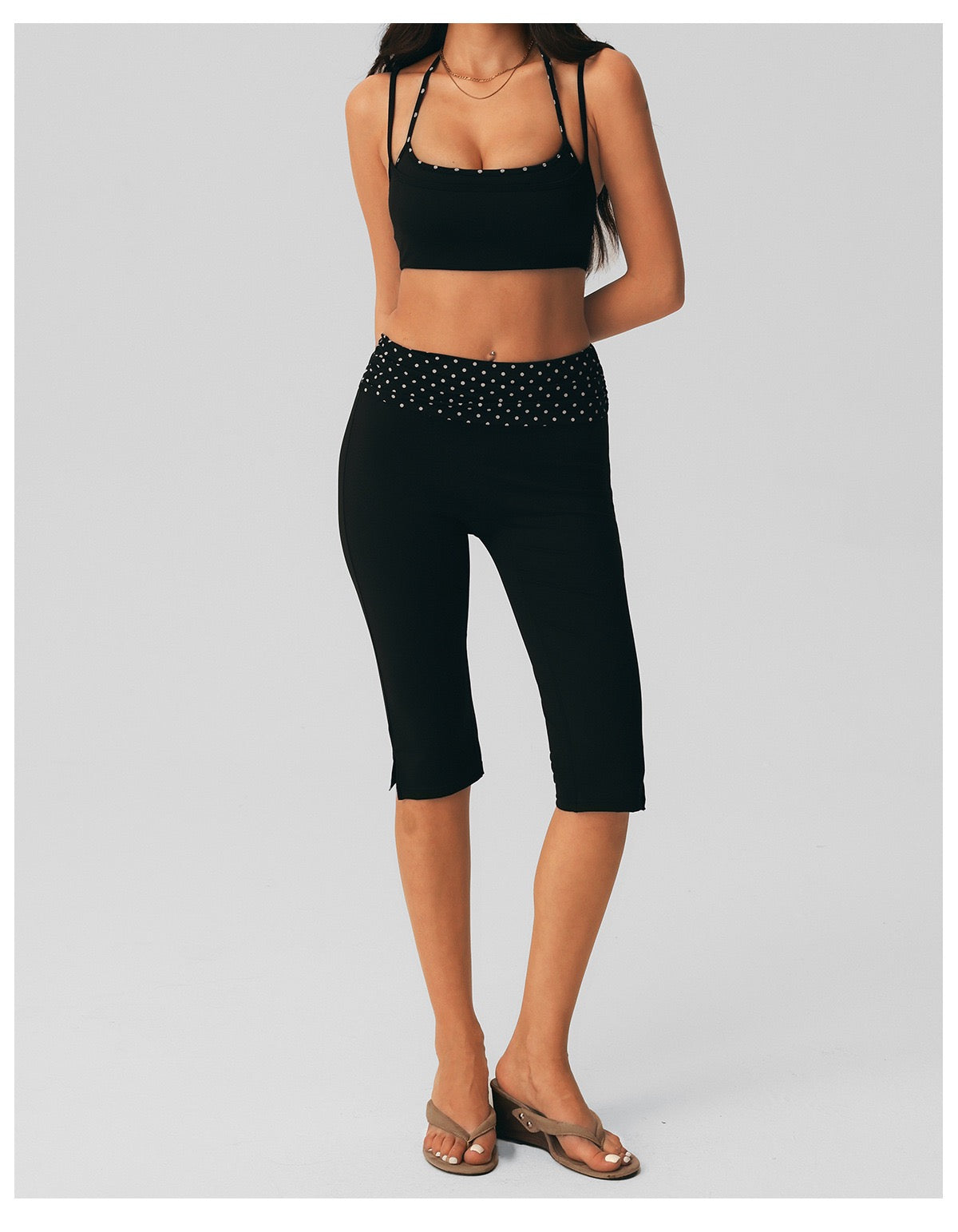 Halter Bra & Capri Set -Yoga Fit