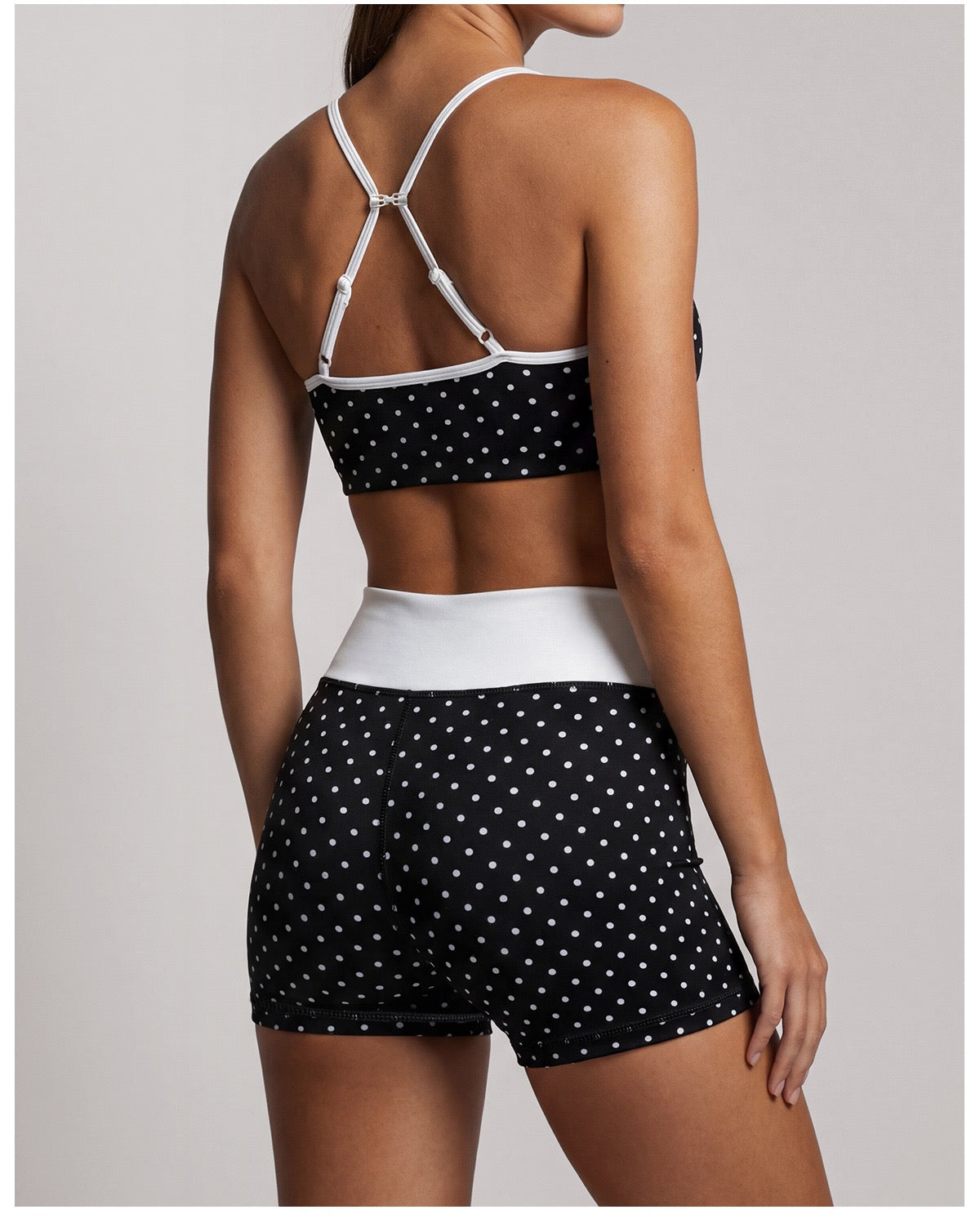 Polka Dot Sports Vest with Chest Pad