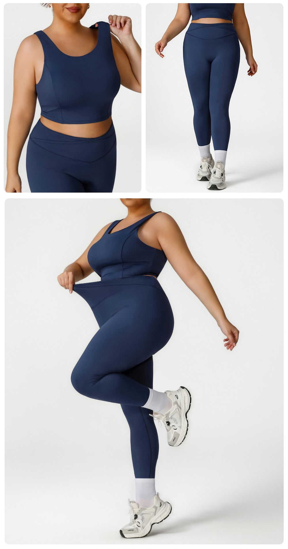 Plus Size Fitness & Running Set
