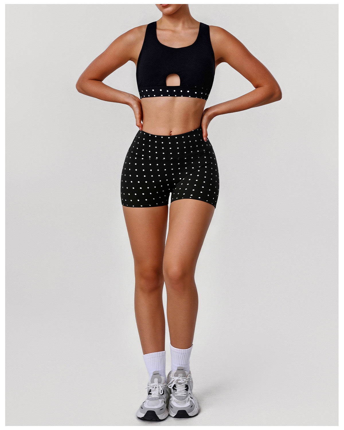 Polka Dot Crisscross Two-Piece Set