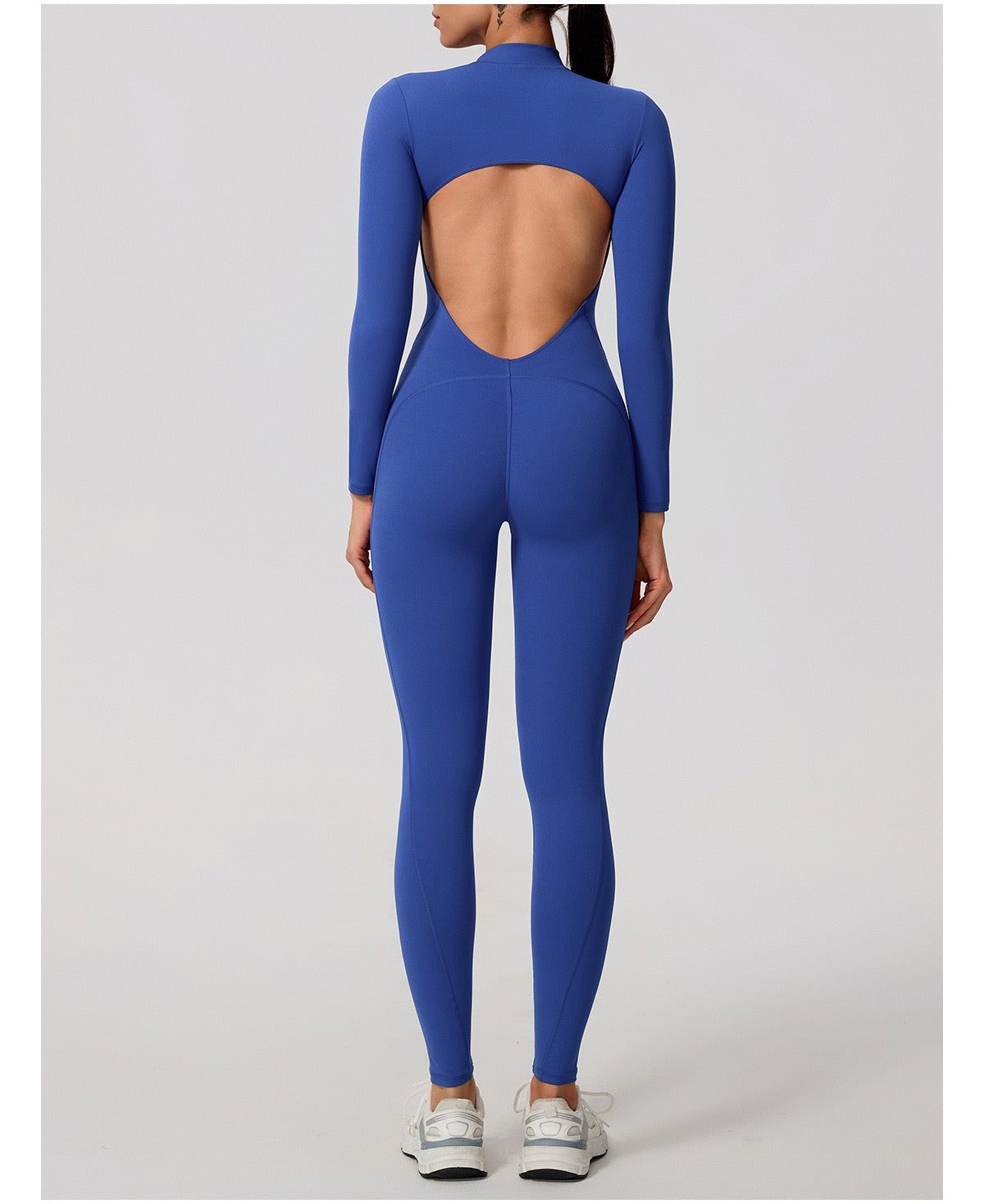 Cloud-Feel Zip-Up Jumpsuit