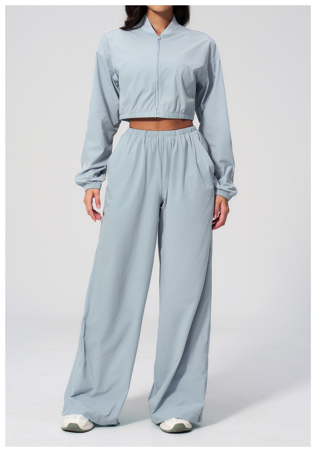 Yoga Set — Short Top & Long Pants
