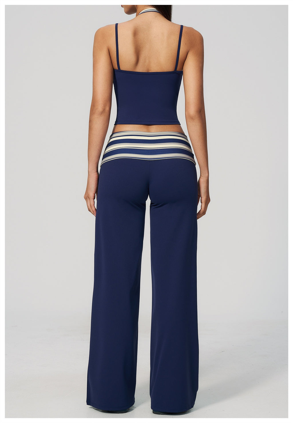 Fitness suit fashion polka dot two-piece yoga suit