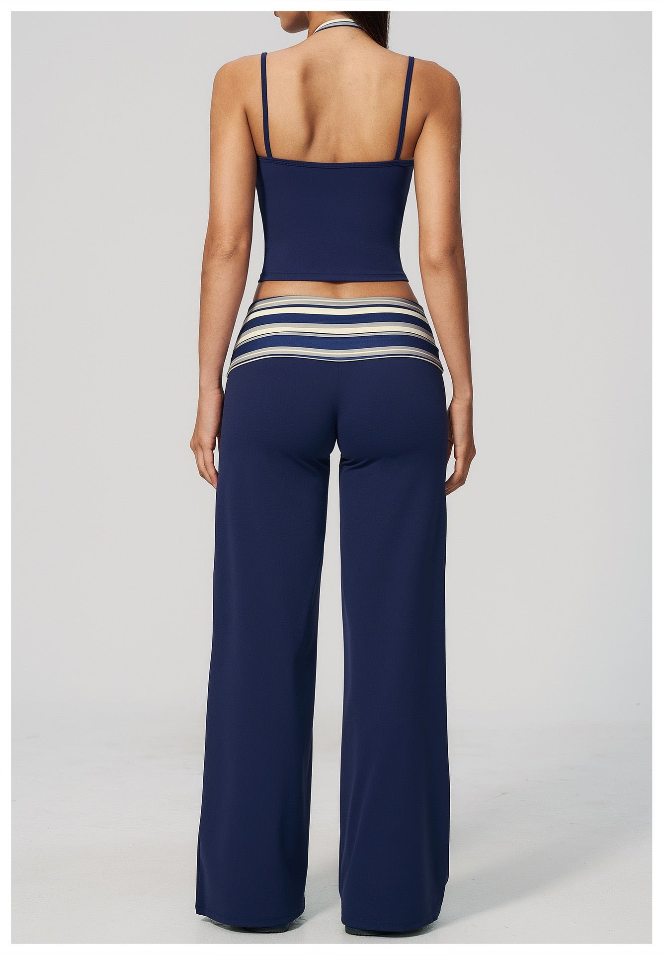 Fitness suit fashion polka dot two-piece yoga suit