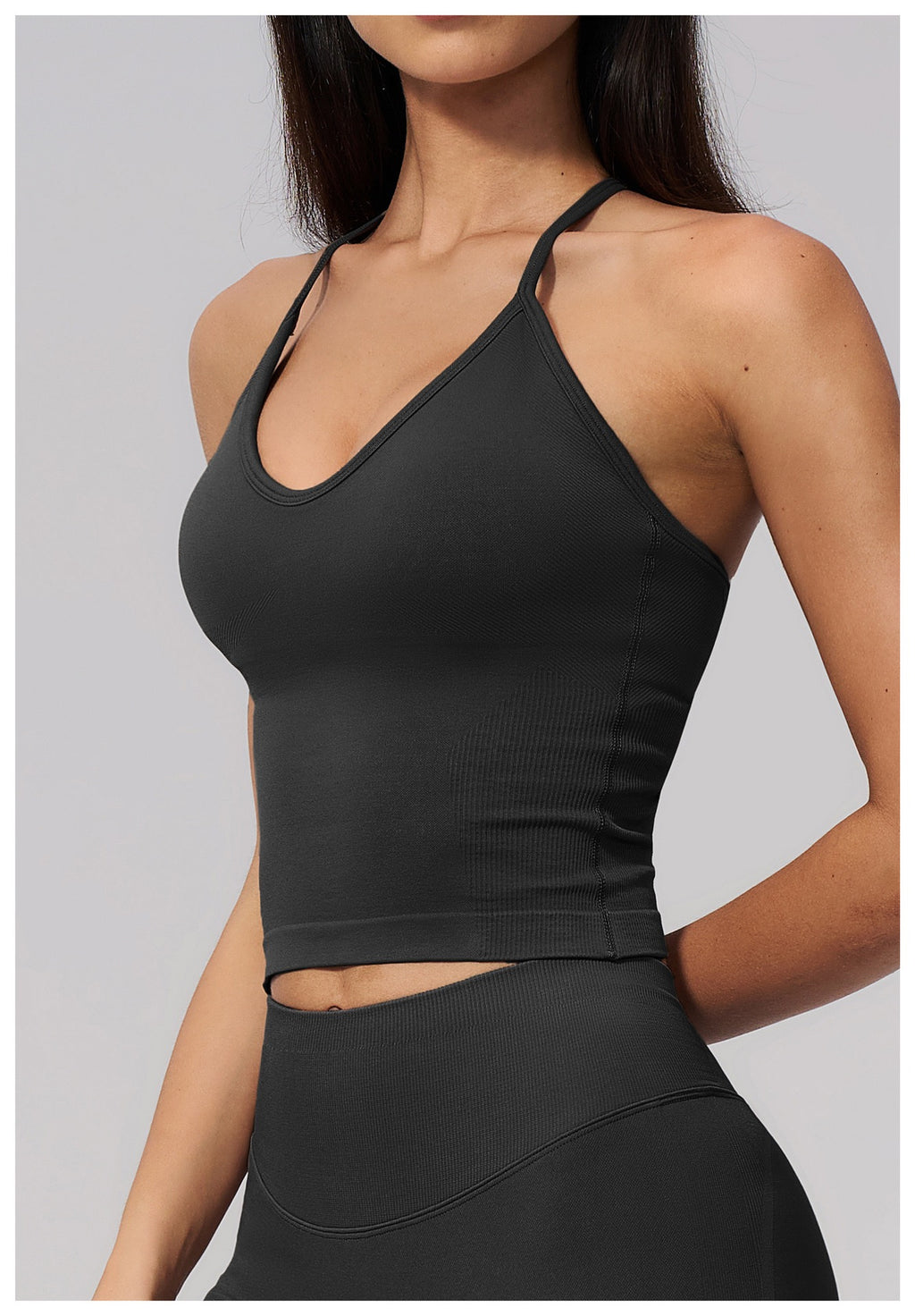 4-Piece Activewear Set — Cross-Back Bra, Tummy-Control Shorts & Leggings