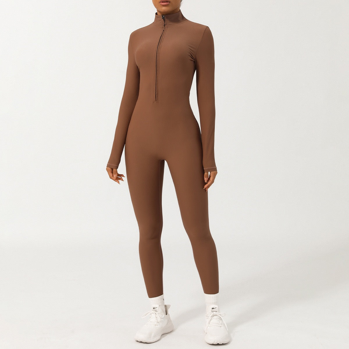 Zipper Thread Long Sleeve Yoga Suit High Strength Fitness Sports Suit Yoga Suit suit.