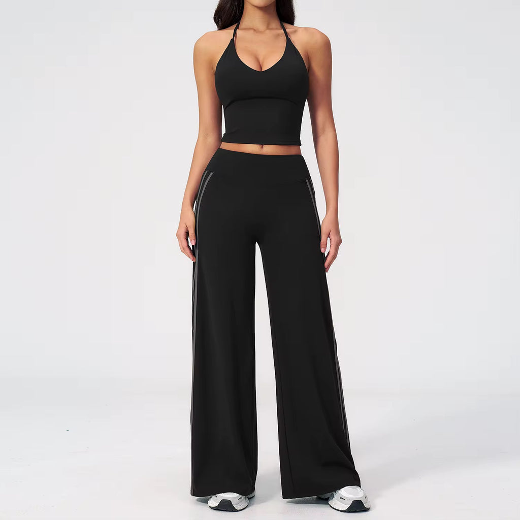 Backless flared Yoga suit