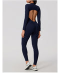 Cloud-Feel Zip-Up Jumpsuit
